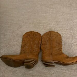 Vintage Durango Brown Western Heeled Boots